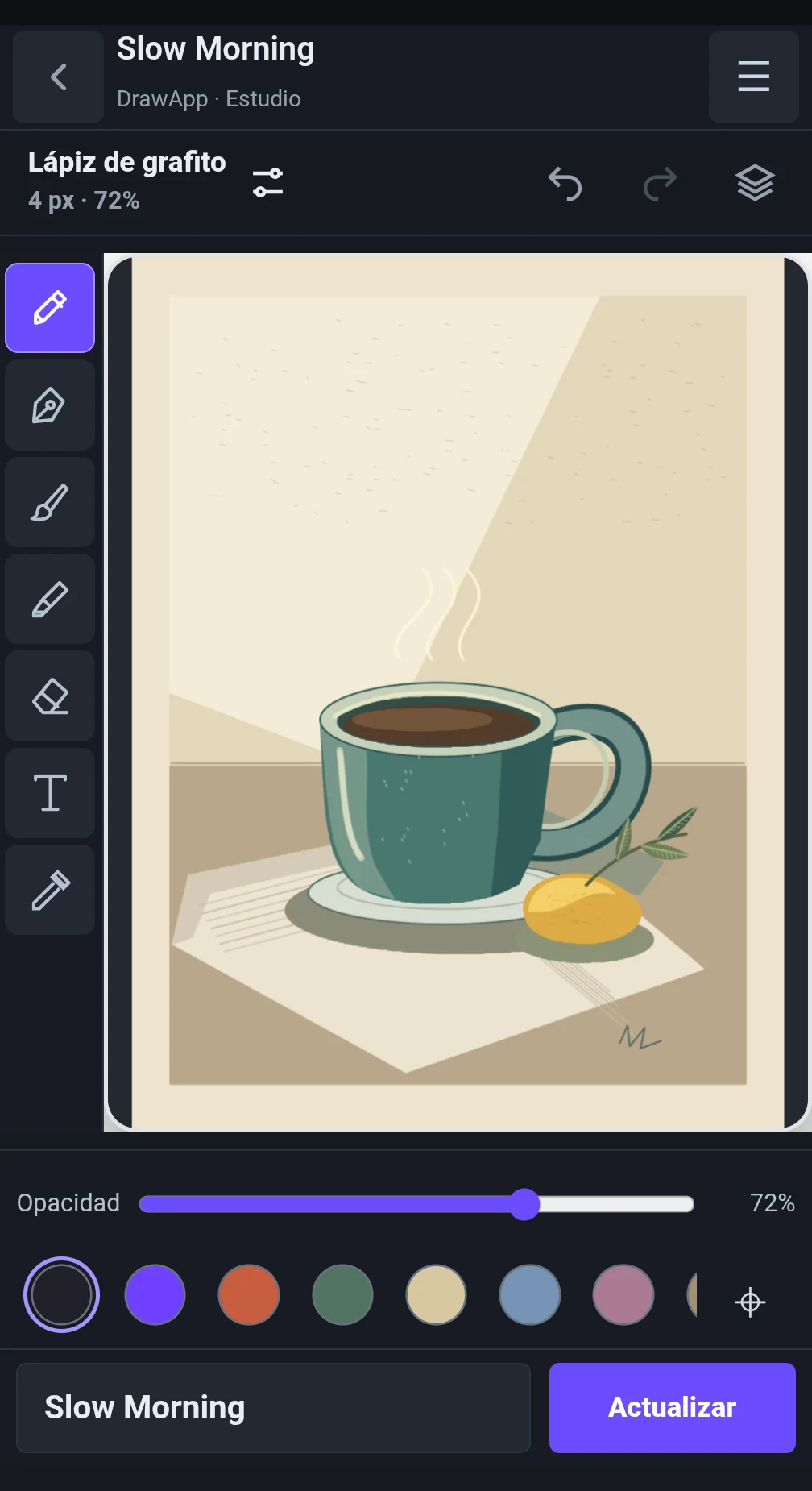Tu estudio para dibujar y pintar.